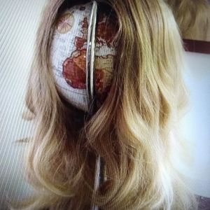 100% brazilian human hair wig ASH BLONDE
